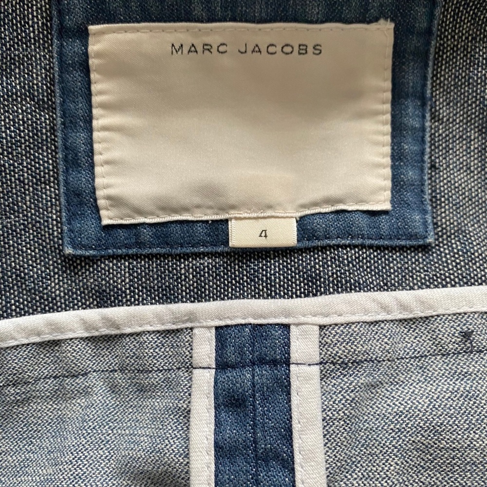 Marc Jacobs Patchwork Denim Blazer - image 4